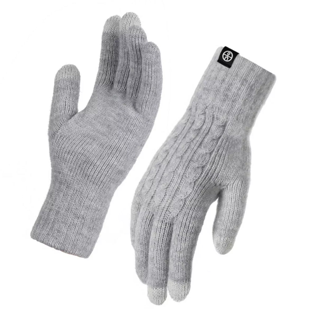 Cable Knit Touchscreen Gloves