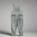 Women's Summer Retro Nostalgic Ripped Denim Overalls - Image 6