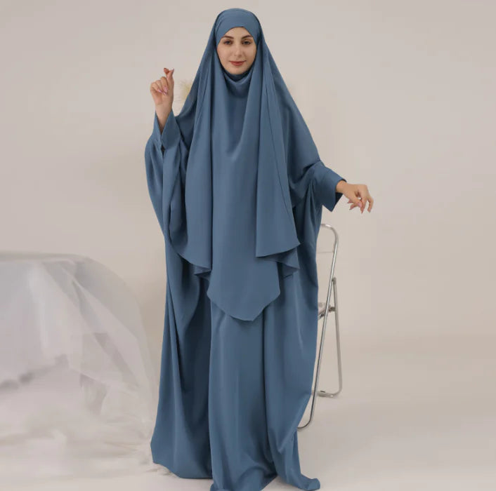 Crew-neck Batwing Sleeve Robe