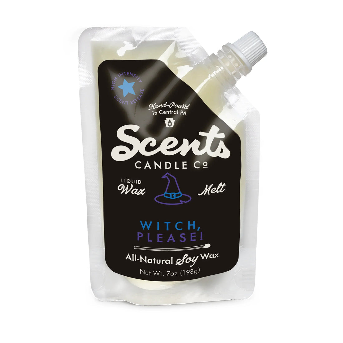 Witch Please Scented Soy Wax Candle in Mason Jar - Image 3