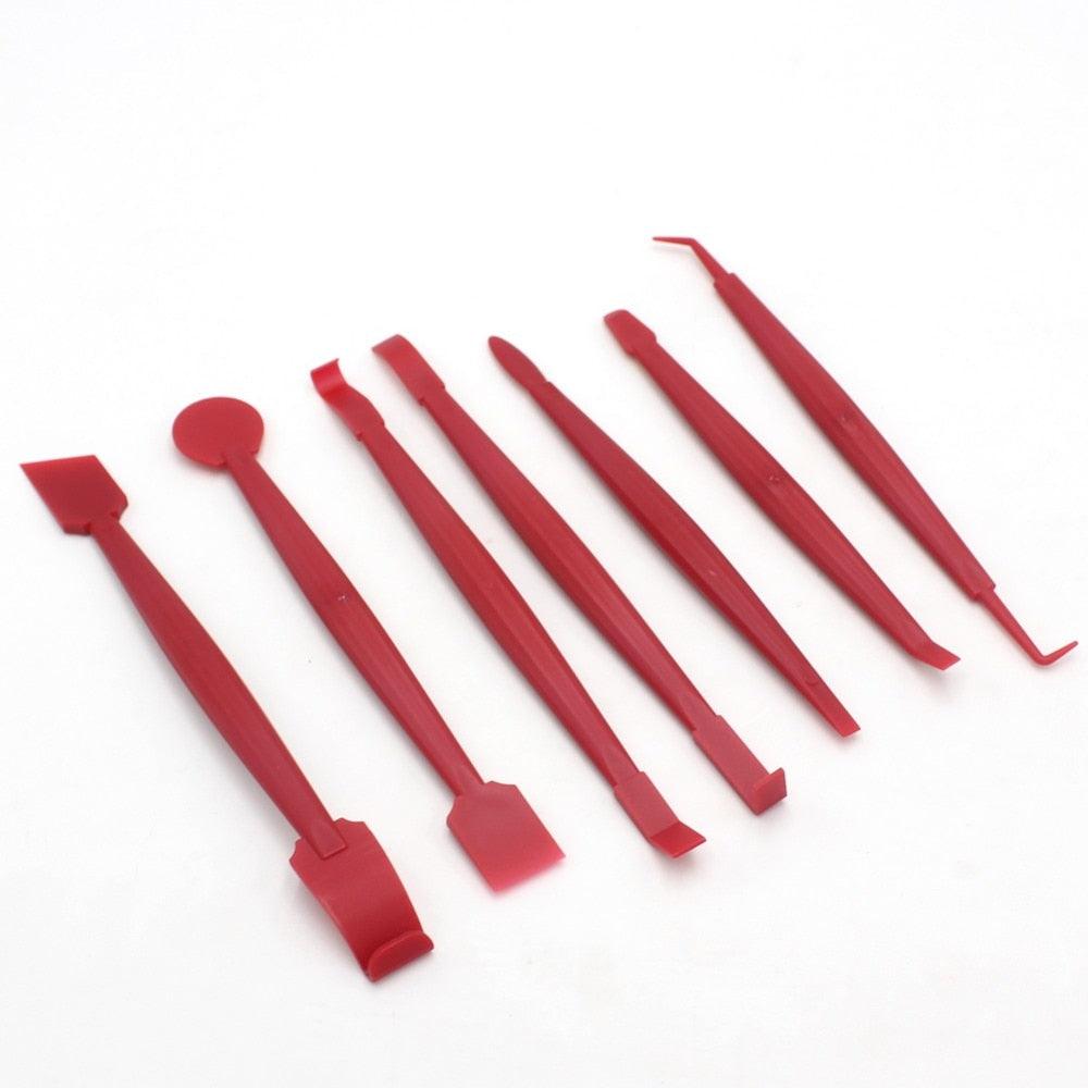 7-Piece Car Vinyl Wrap Squeegee Tool Kit for Professional Detailing
