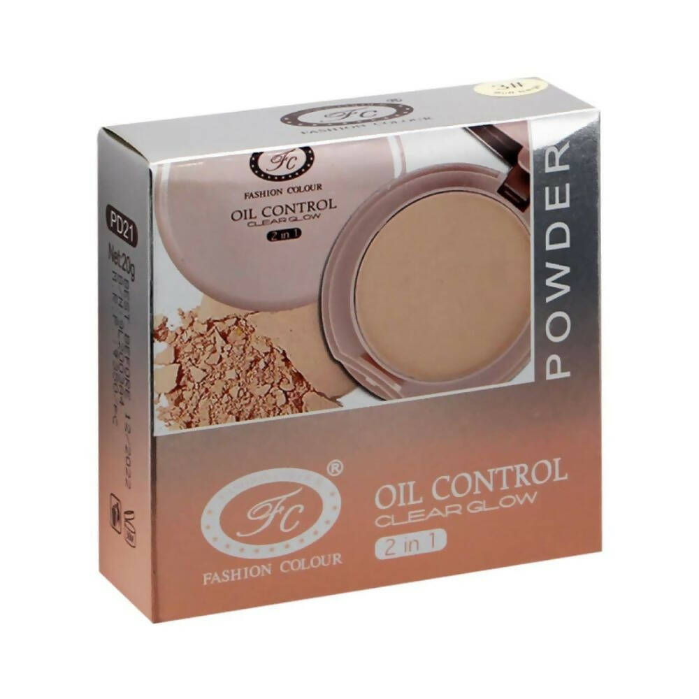 Oil Control Clear Glow 2 in 1 Powder - Shade 01