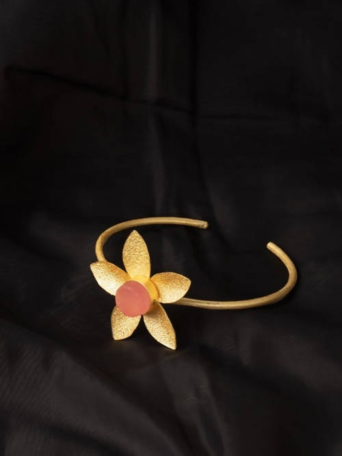 Matt Golden Flower Bracelet for Women