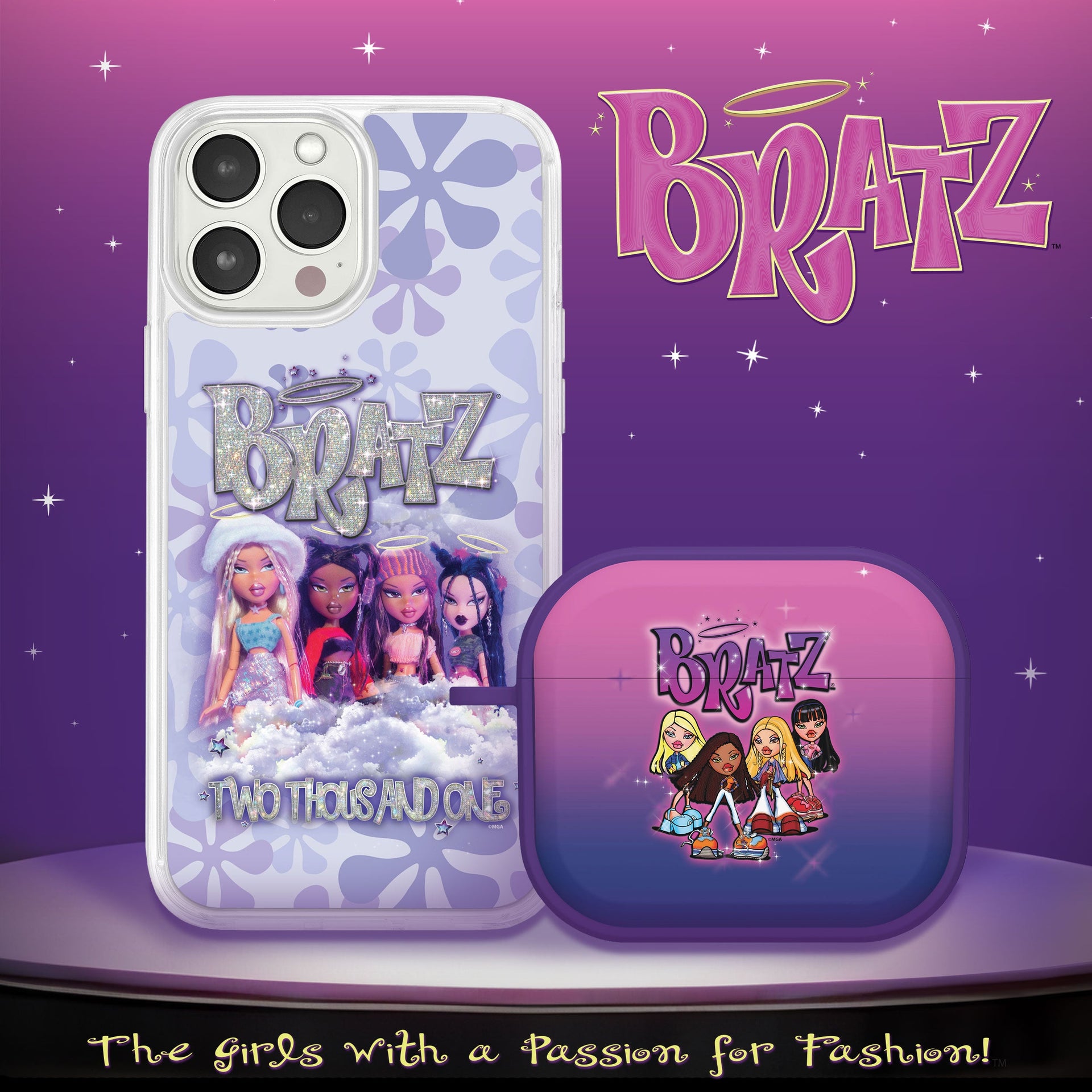Bratz® Classic HD Apple iPhone 13 Mag-Safe Phone Case and AirPods Gen 3 Combo Package