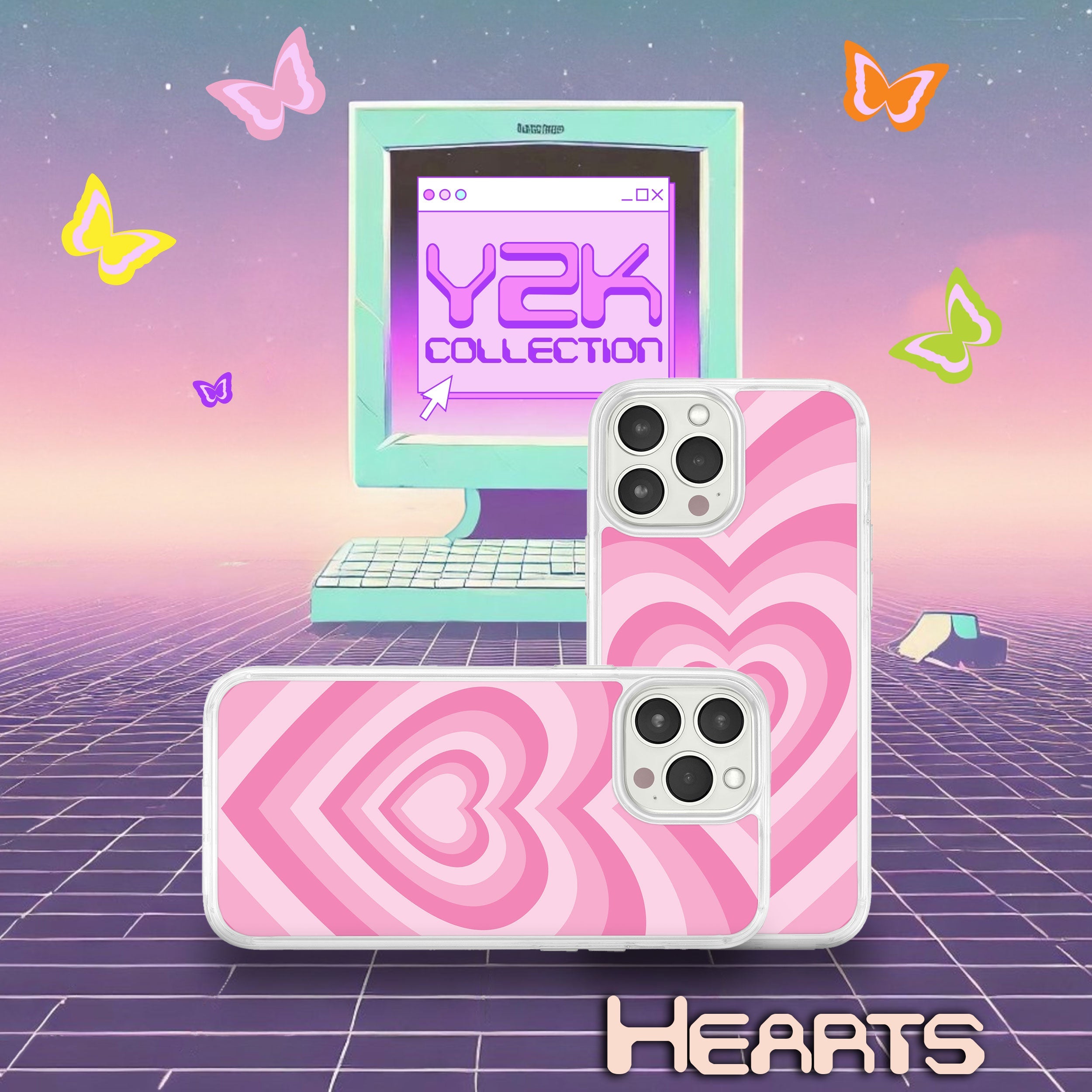 Y2K Butterfly Aesthetic Mag-Safe Case for iPhone 13 Series