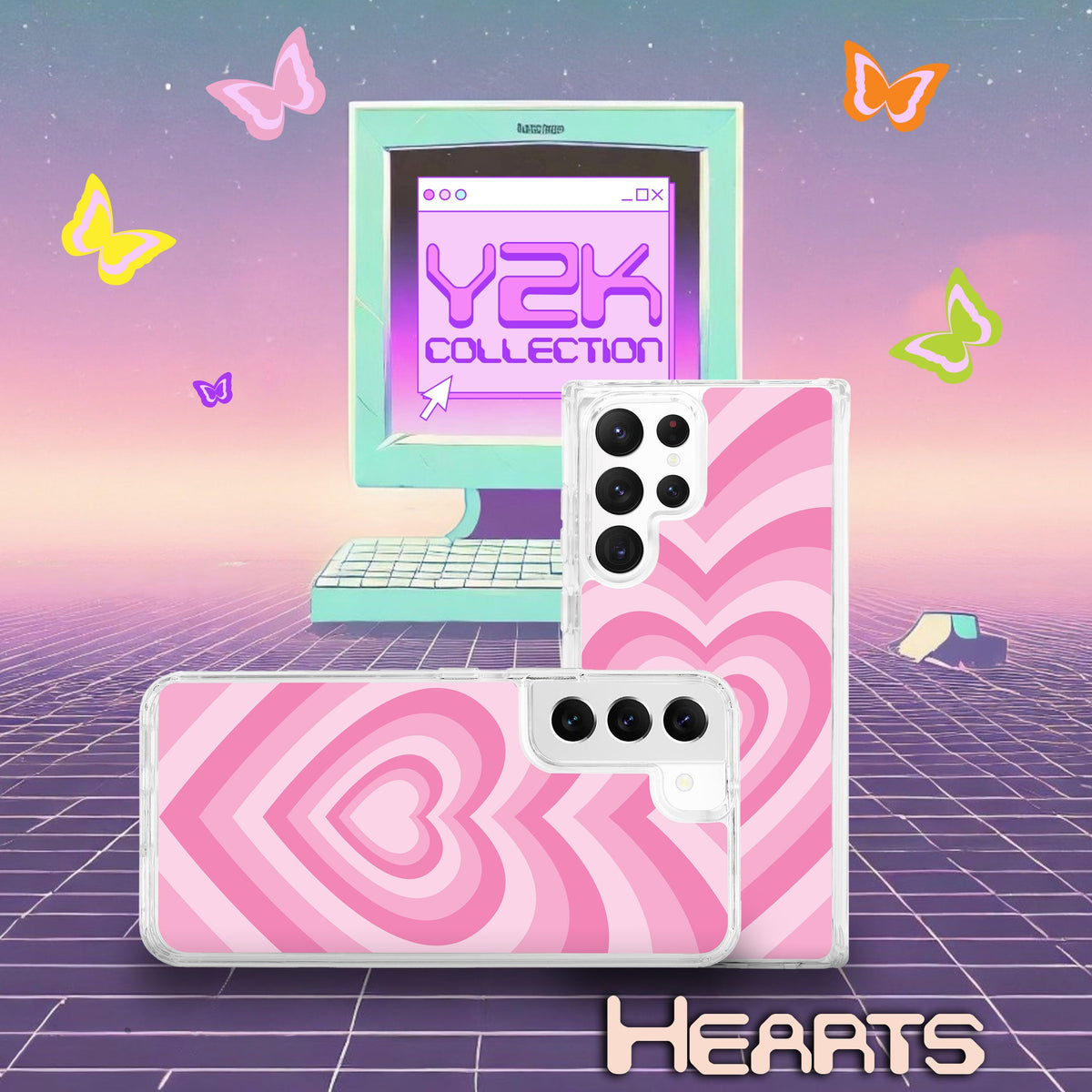 Y2K Abstract Phone Case for Samsung Galaxy S22 Series - Aesthetic