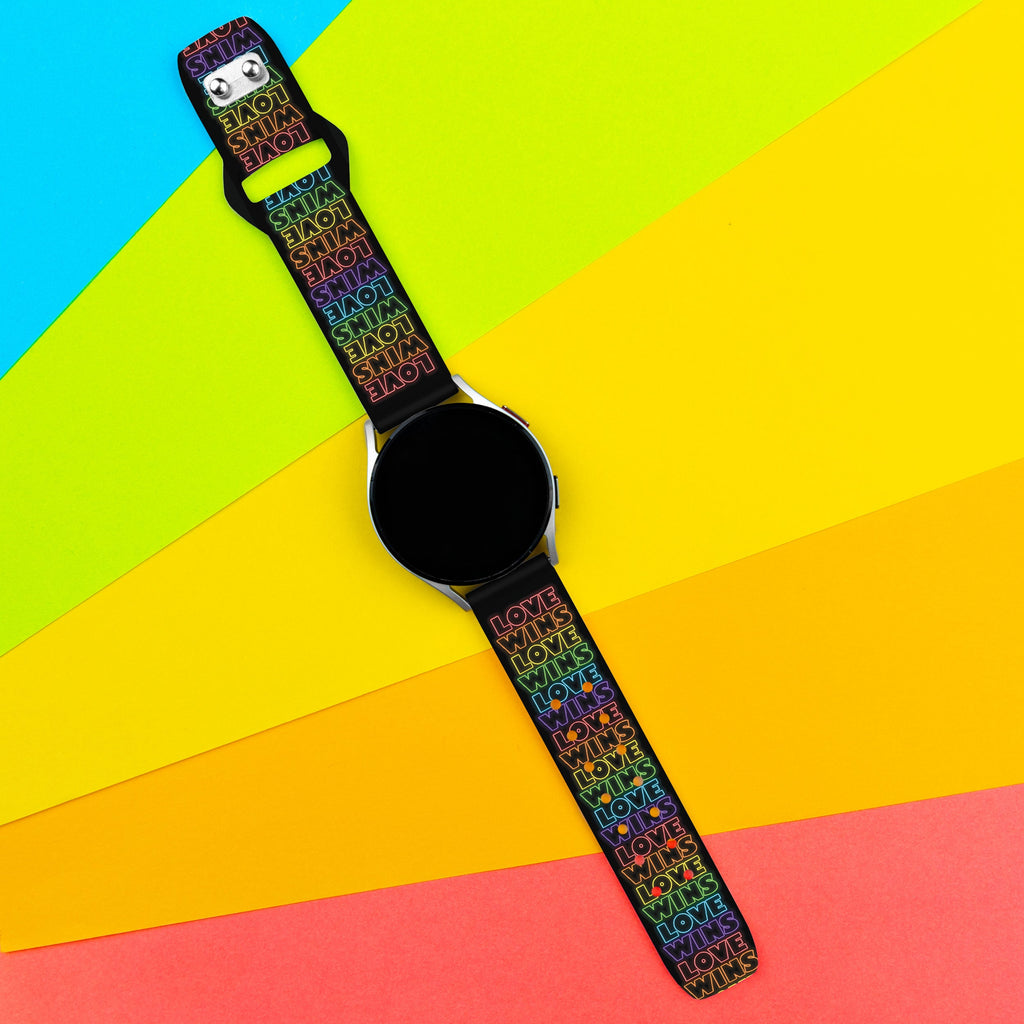 Pride HD  Watchband for Samsung, Garmin, Fossil, and More for Samsung, Garmin, Fossil, and More