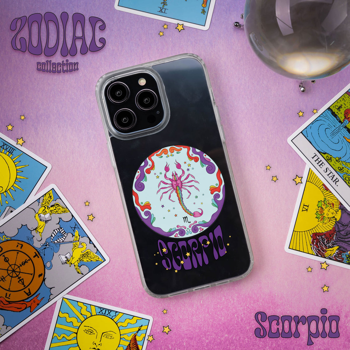 Zodiac Constellation Mag-Safe Phone Case for iPhone 15