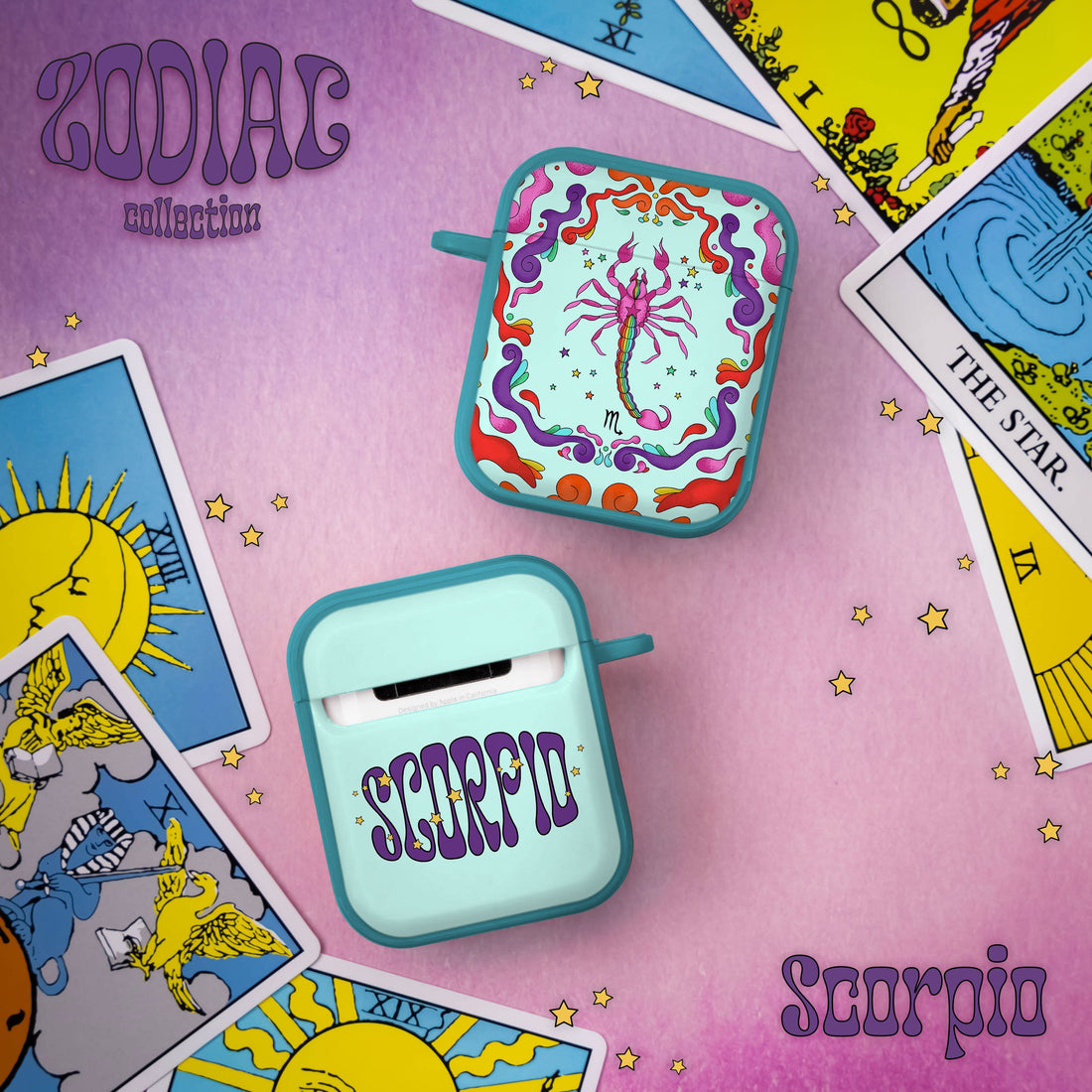 Zodiac Collection Protective Case for Apple AirPods Gen 1 & 2 - Image 4