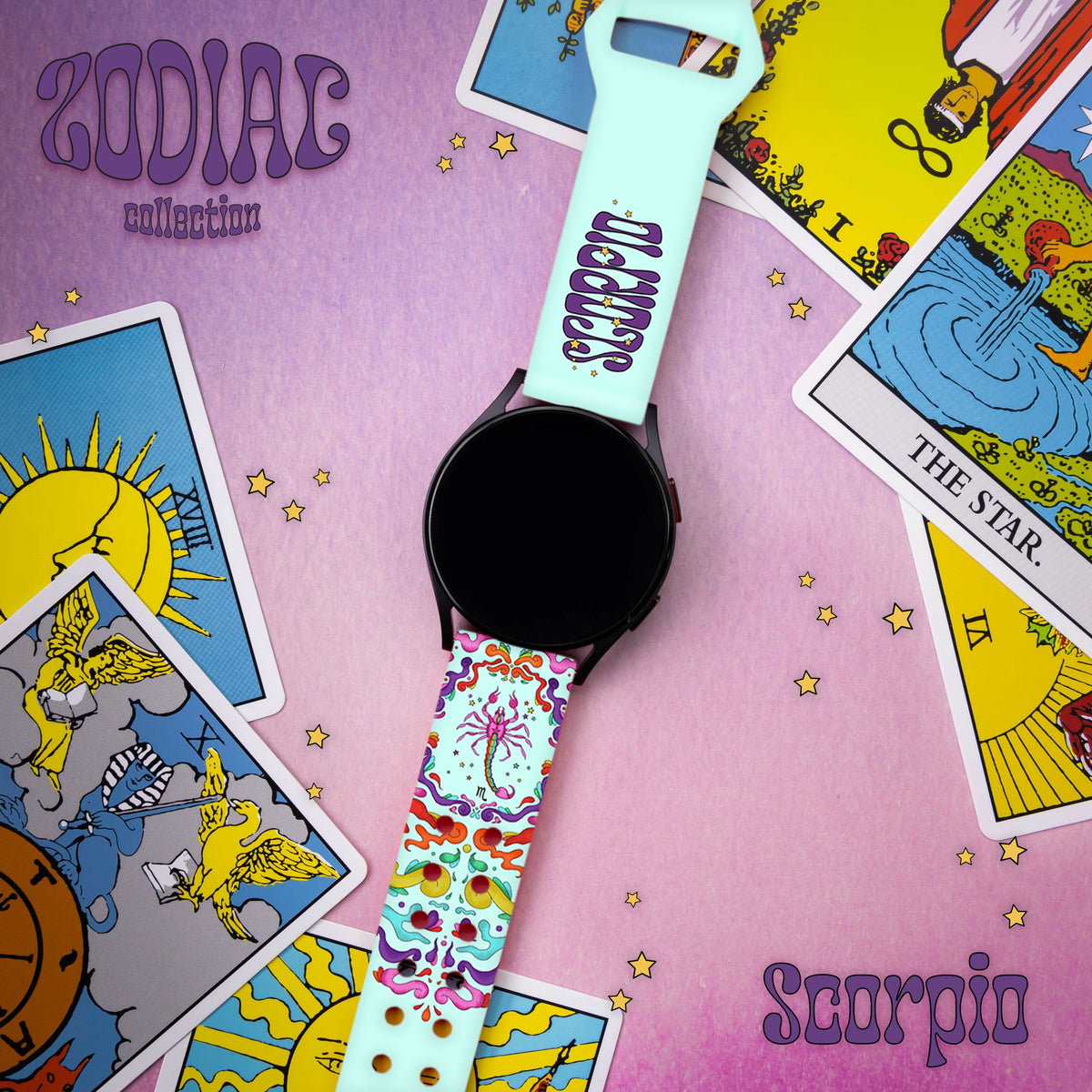 Zodiac Collection HD Watchband for Samsung Galaxy 20mm Watches