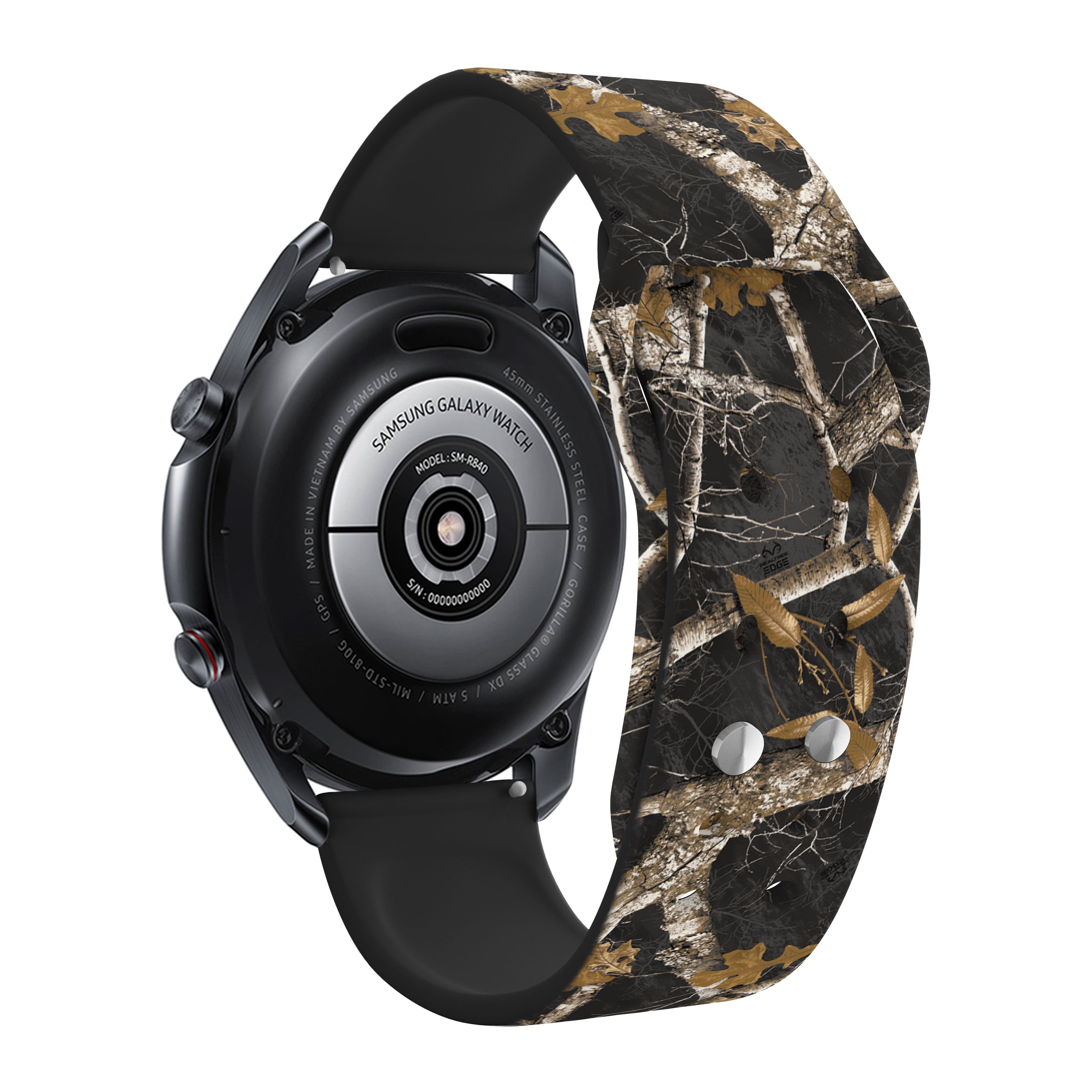 Realtree Edge HD  Watchband for Samsung, Garmin, Fossil, and More for Samsung, Garmin, Fossil, and More