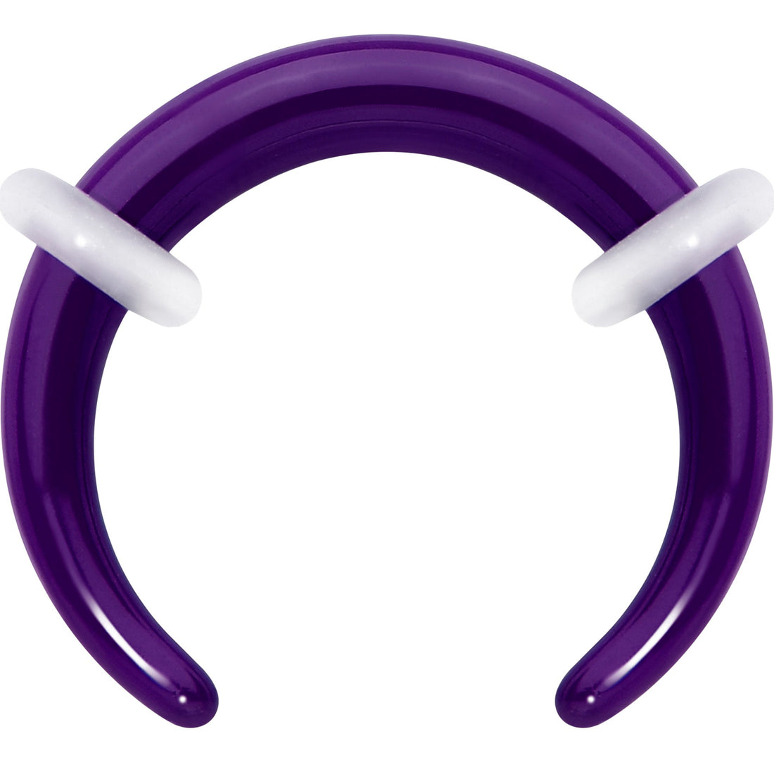 Stainless Steel Crescent Pincher Septum Ring - 14G and 16G