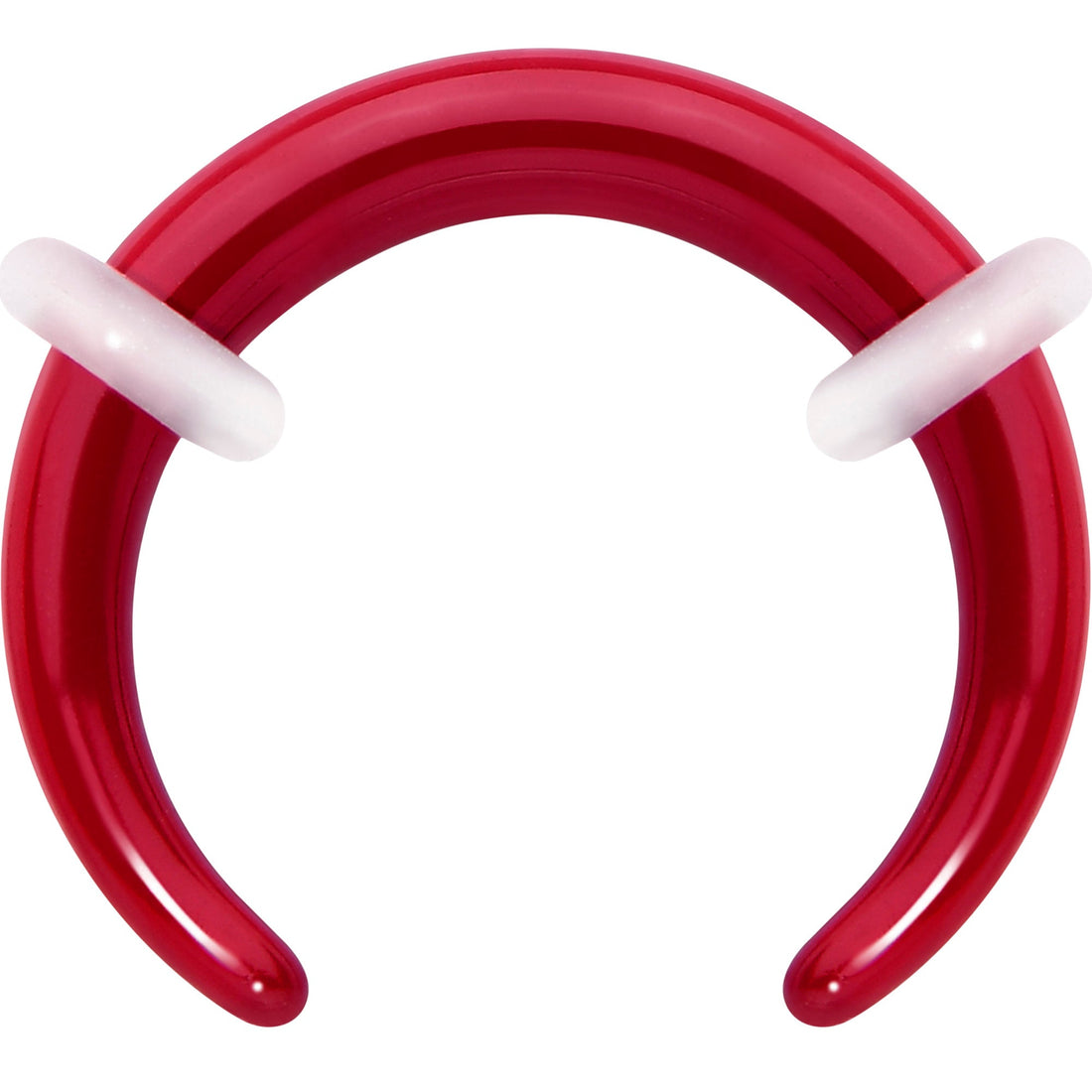 Stainless Steel Crescent Pincher Septum Ring - 14G and 16G