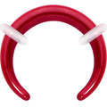 Stainless Steel Crescent Pincher Septum Ring - 14G and 16G