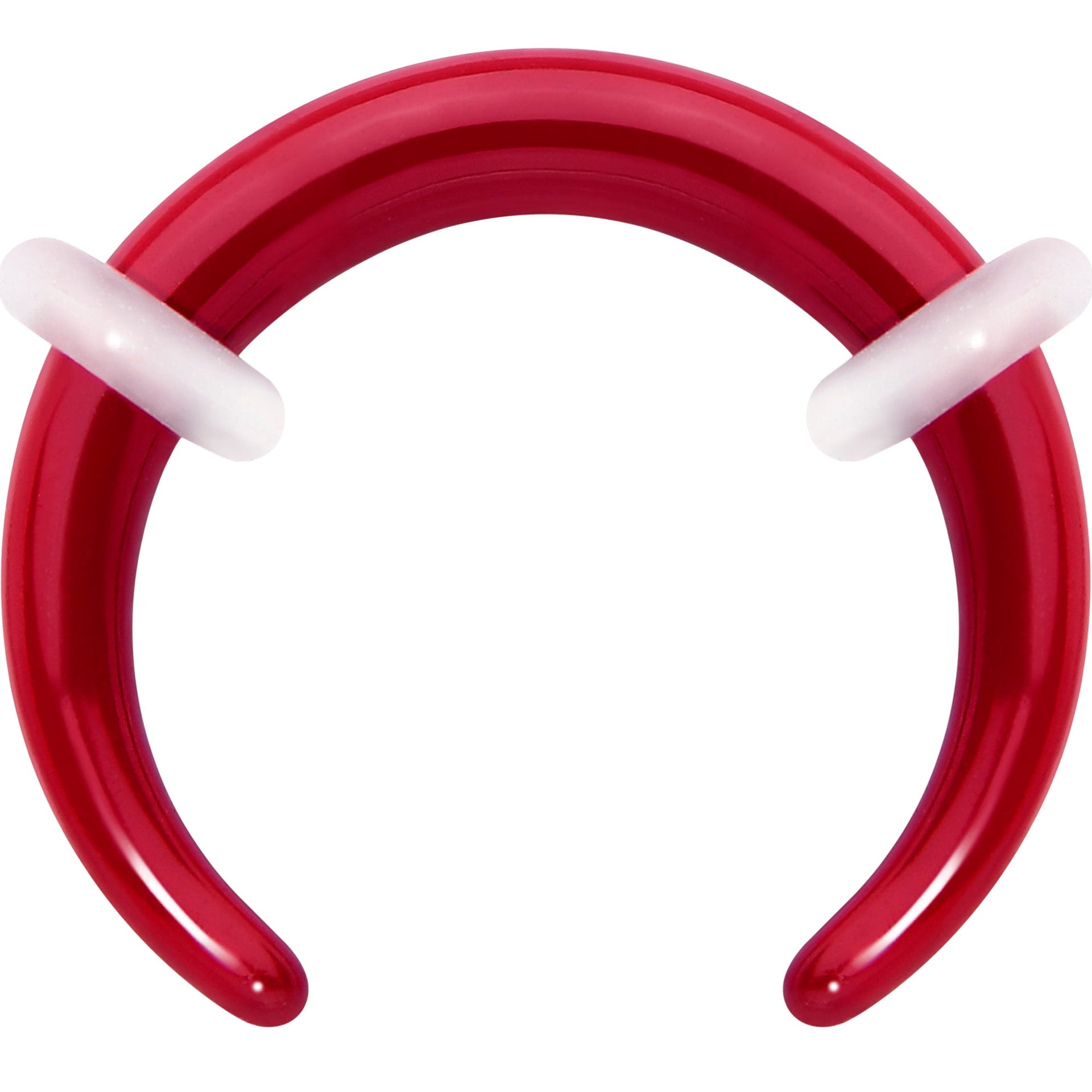 Stainless Steel Crescent Pincher Septum Ring - 14G and 16G