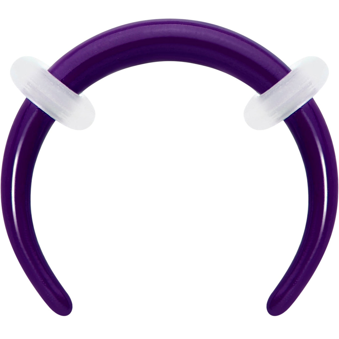 Stainless Steel Crescent Pincher Septum Ring - 14G and 16G