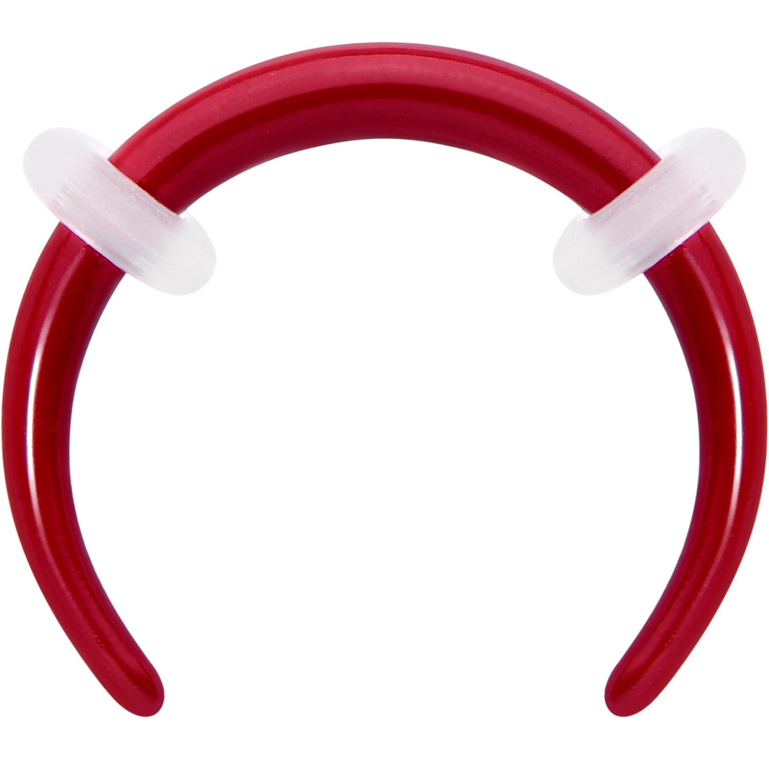 Stainless Steel Crescent Pincher Septum Ring - 14G and 16G