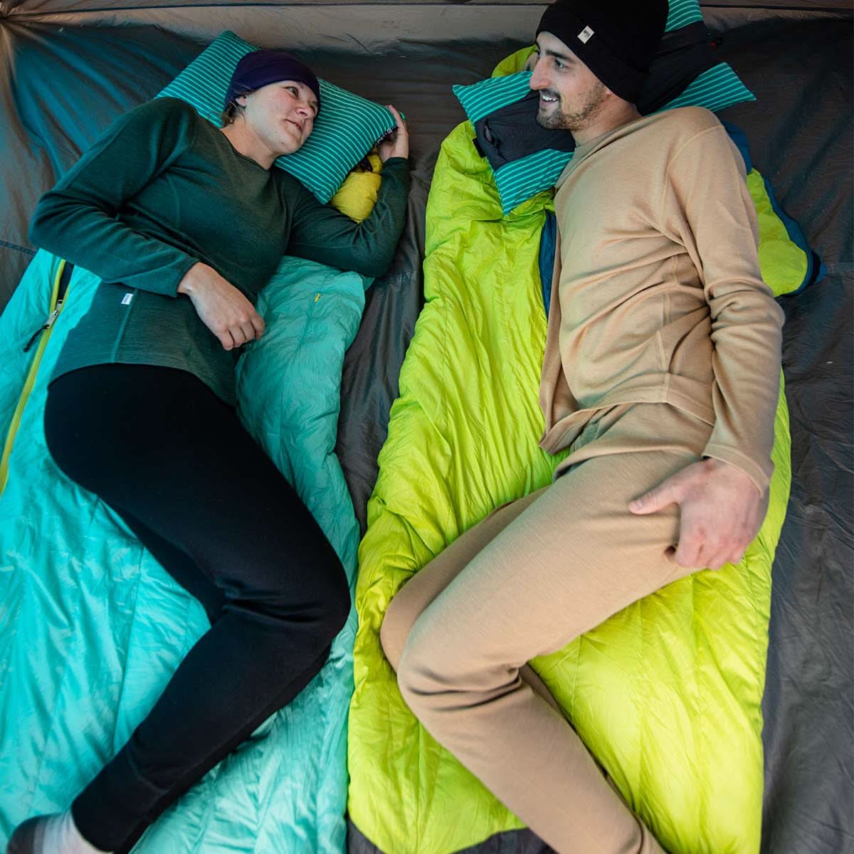 Women's Midweight Merino Wool Thermal Bottoms - Solid Base Layer