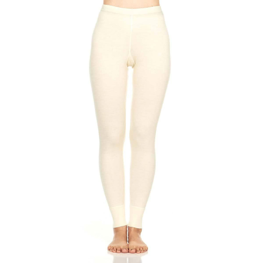 Women's Midweight Merino Wool Thermal Bottoms - Solid Base Layer