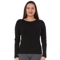 Women's 100% Merino Wool Crew Neck Long Sleeve Base Layer Top