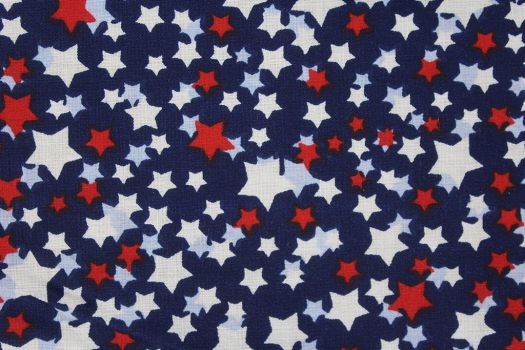 Team USA "Shooting" Stars Patriotic Buckle Scrunchie - No Snagging, No Tangles