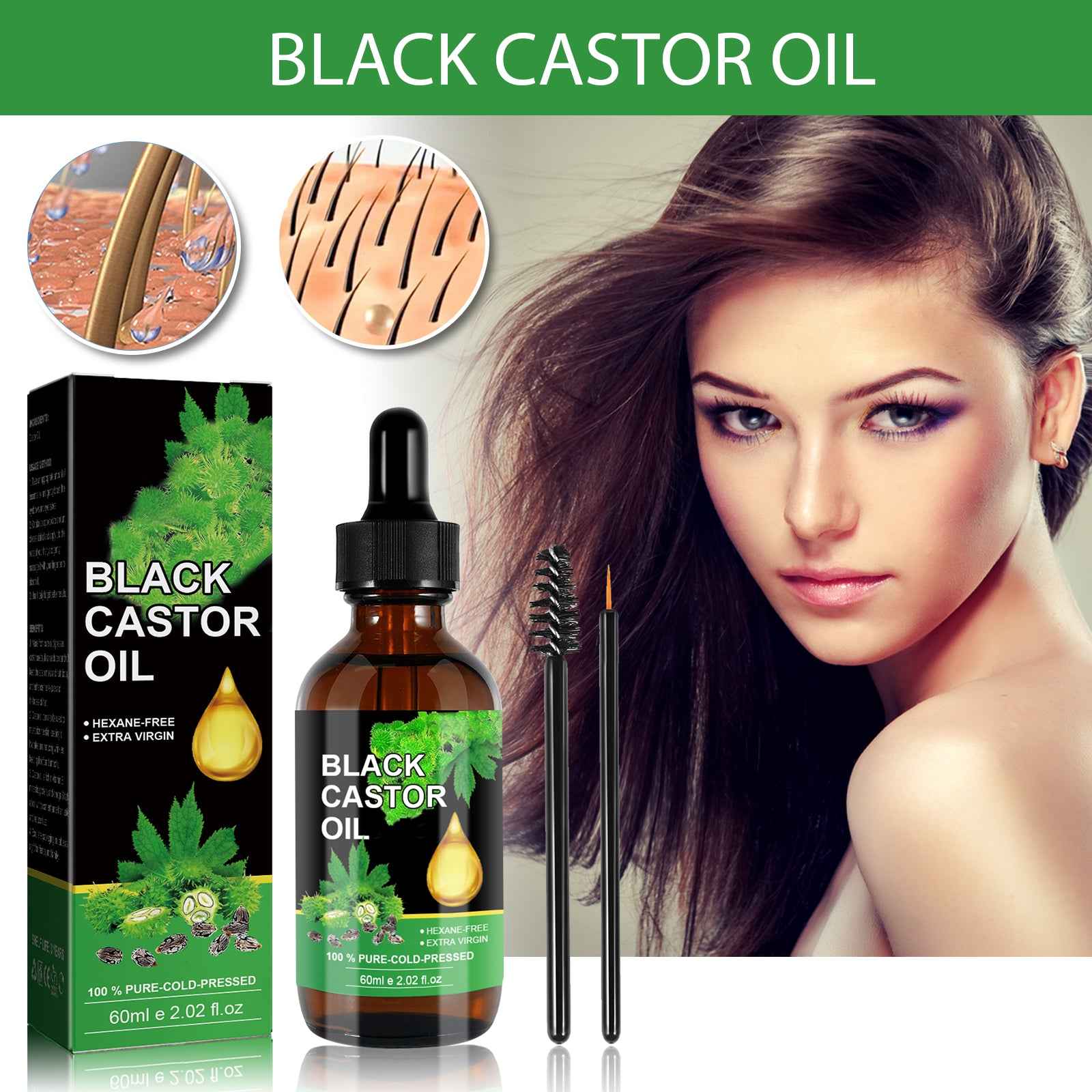 OUHOE Castor Oil Hair Conditioner, Nourishes Hair Roots Softens Hair And Prevents Loss Hair Conditioner