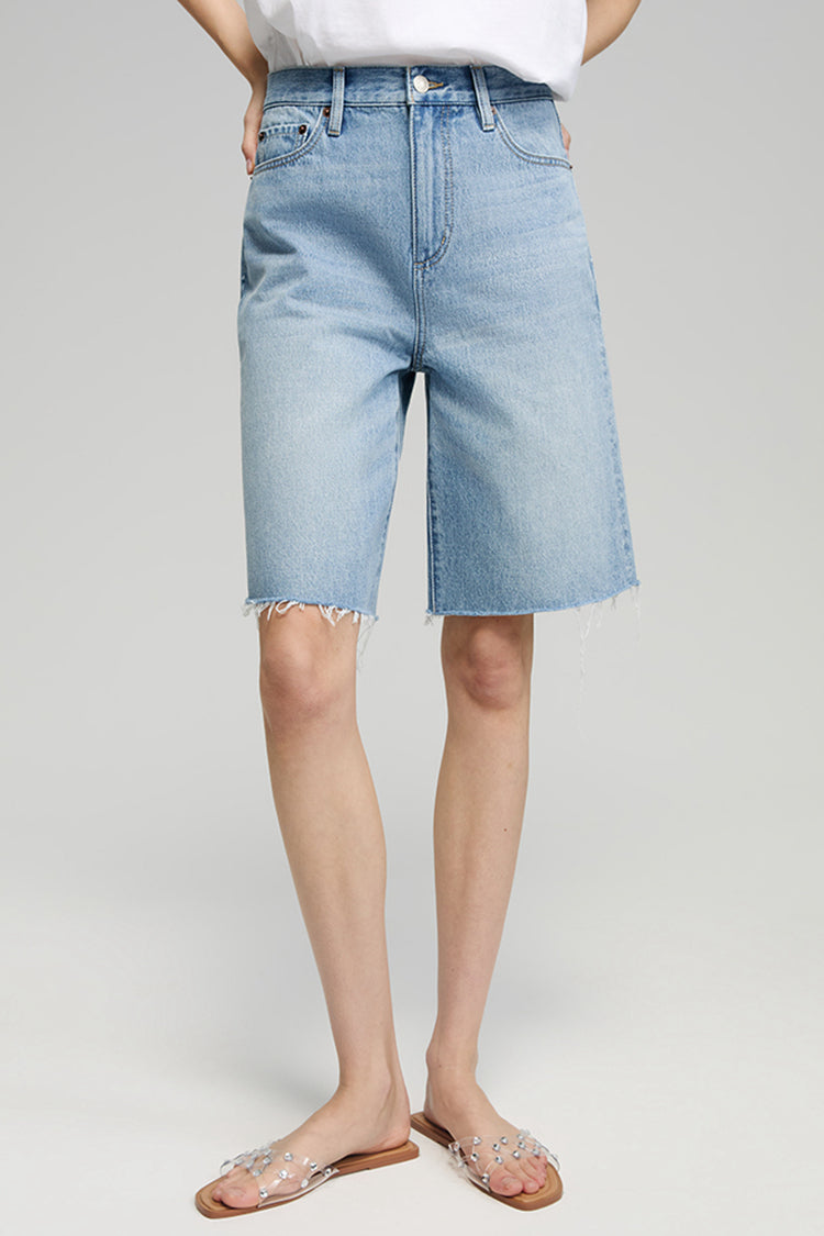 I Want You Back Mid-Rise Bermuda Shorts