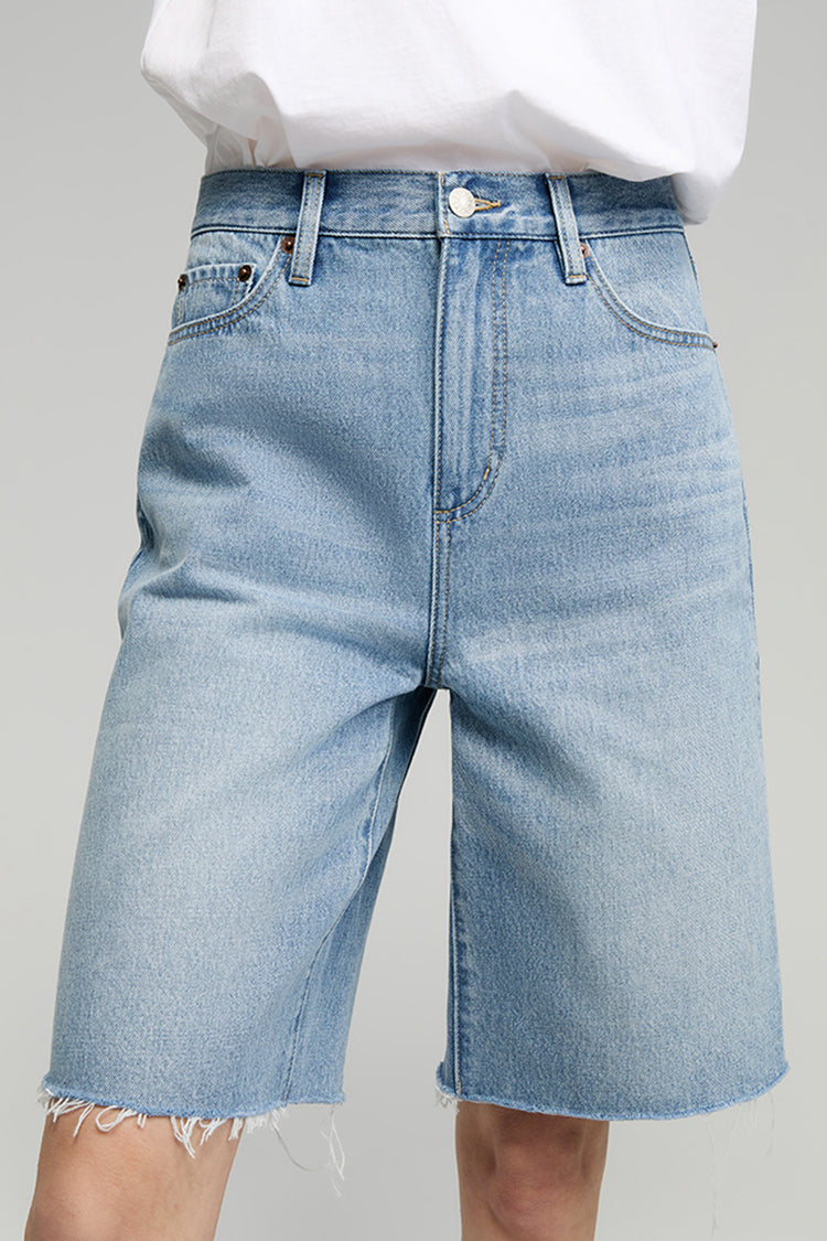 I Want You Back Mid-Rise Bermuda Shorts