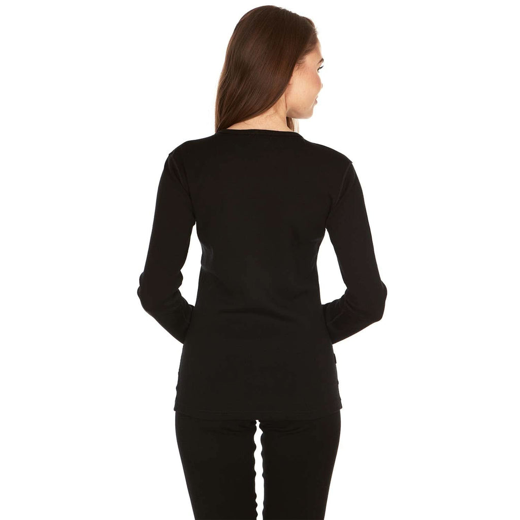 Women's Heavyweight 100% Merino Wool Crew Thermal Base Layer