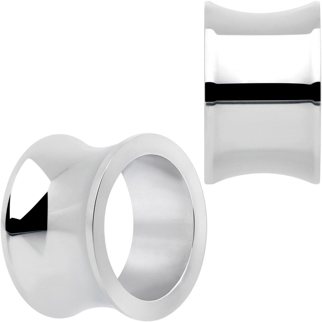 Surgical Steel Double Flare Tunnel Plug Set for Stretched Lobes - Image 2