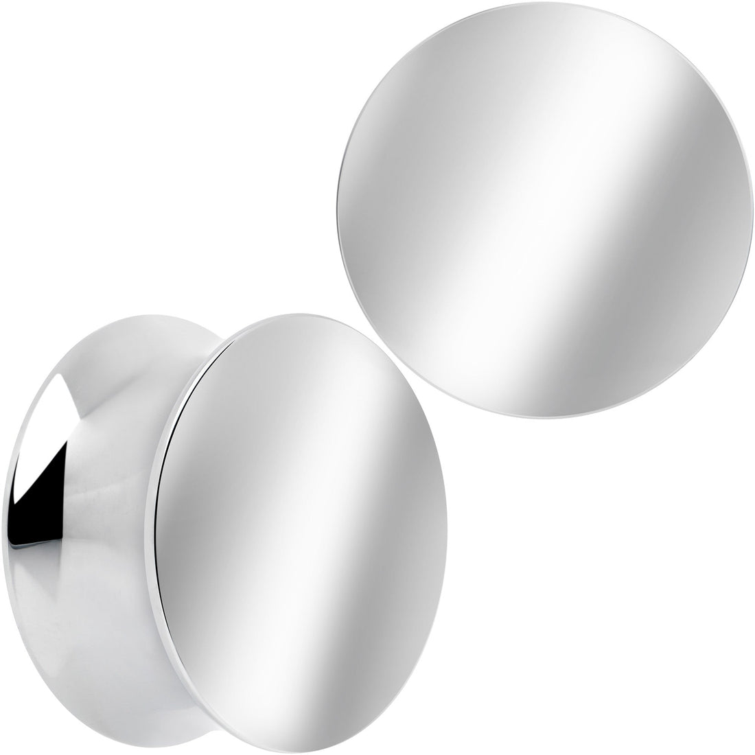 Hand Polished Silver-Tone Stainless Steel Saddle Plug Set - Image 13
