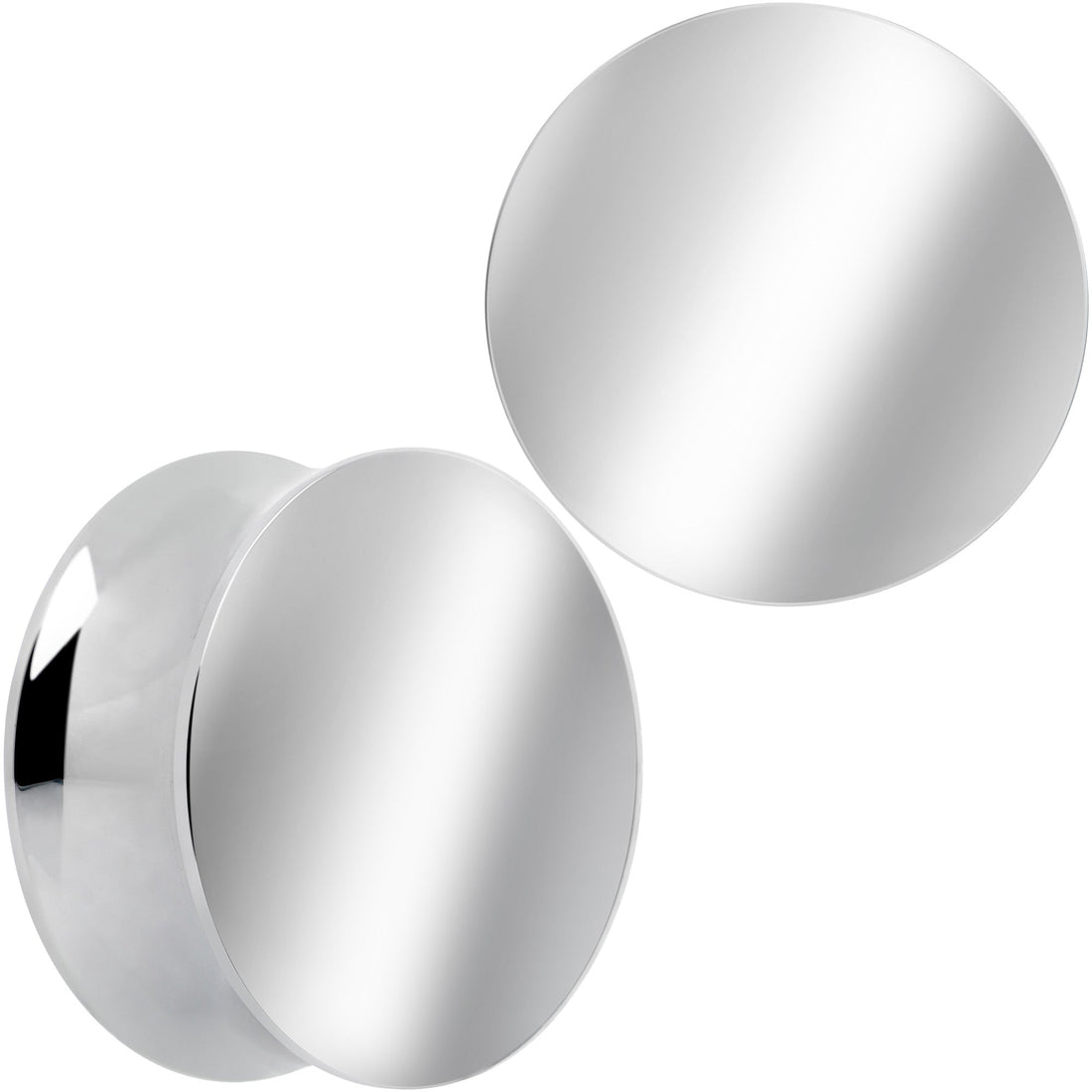 Hand Polished Silver-Tone Stainless Steel Saddle Plug Set - Image 14