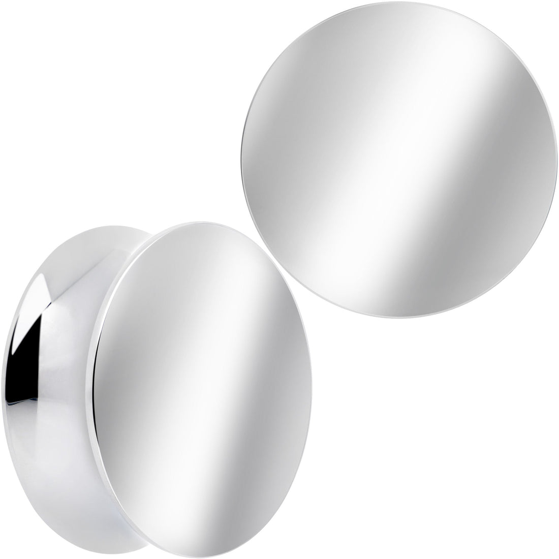 Hand Polished Silver-Tone Stainless Steel Saddle Plug Set - Image 15