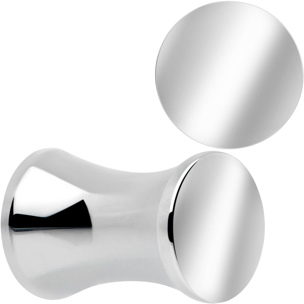 Hand Polished Silver-Tone Stainless Steel Saddle Plug Set - Image 6