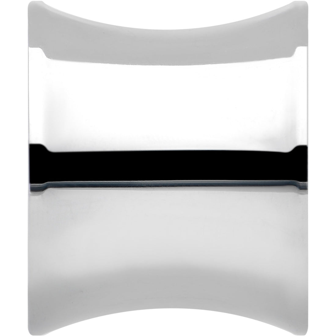 Hand Polished Silver-Tone Stainless Steel Saddle Plug Set - Image 5