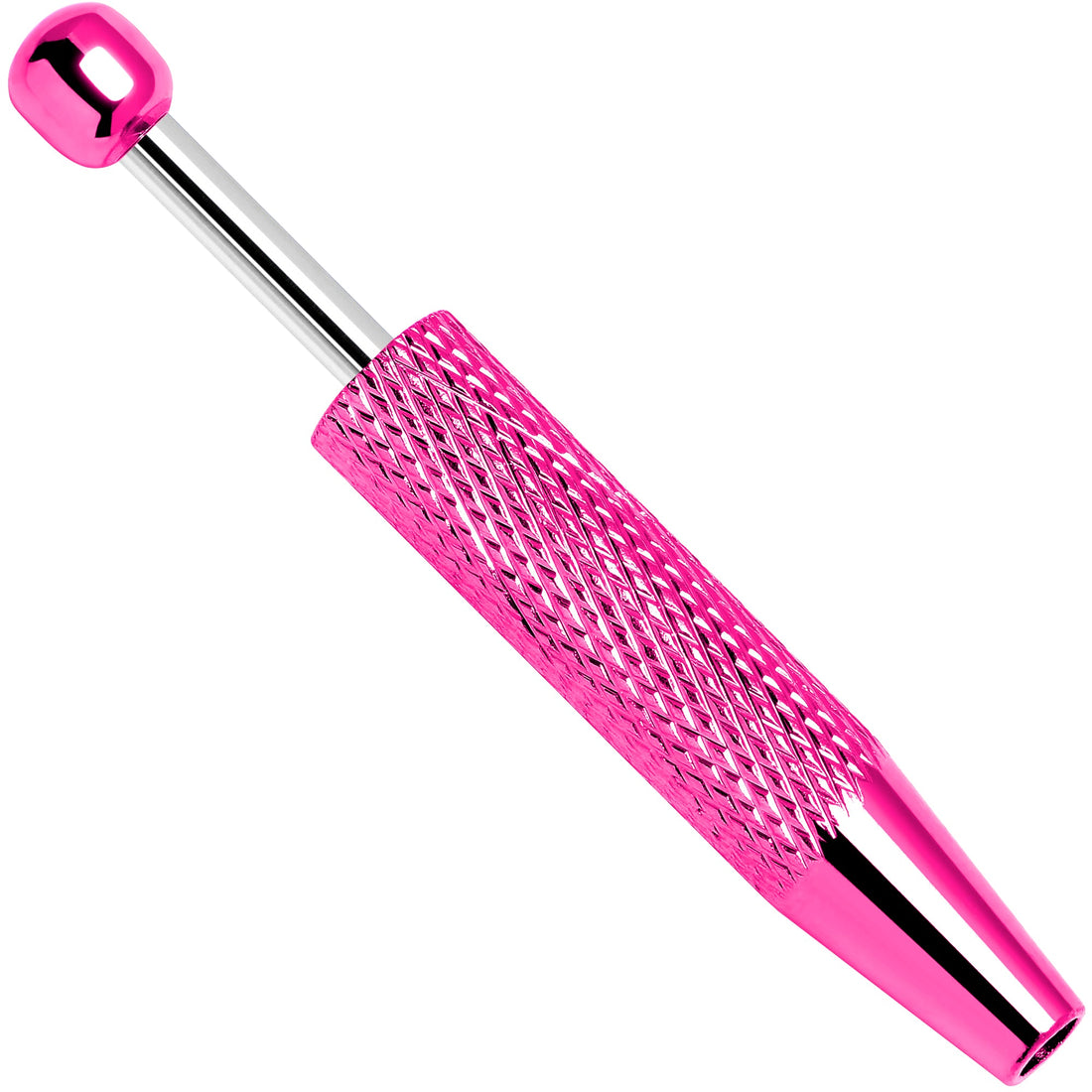 Pink Stainless Steel Piercing Ball Grabber Tool 2.48 Inch - Image 2