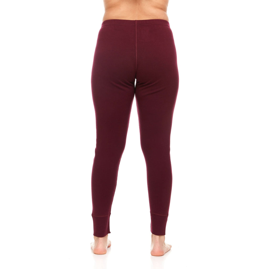 Women's 100% Merino Wool Heavyweight Thermal Base Layer Pants