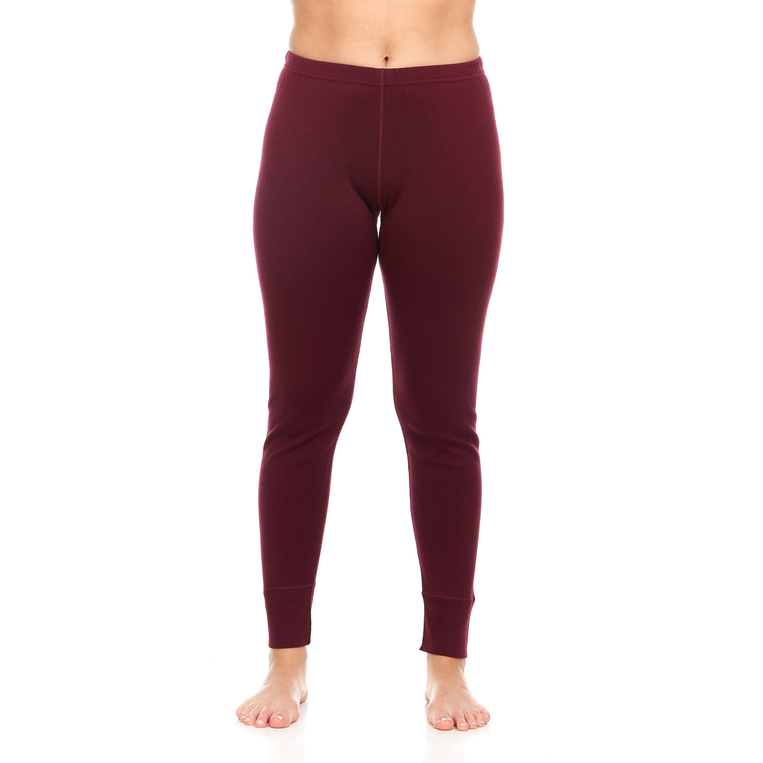 Women's 100% Merino Wool Heavyweight Thermal Base Layer Pants
