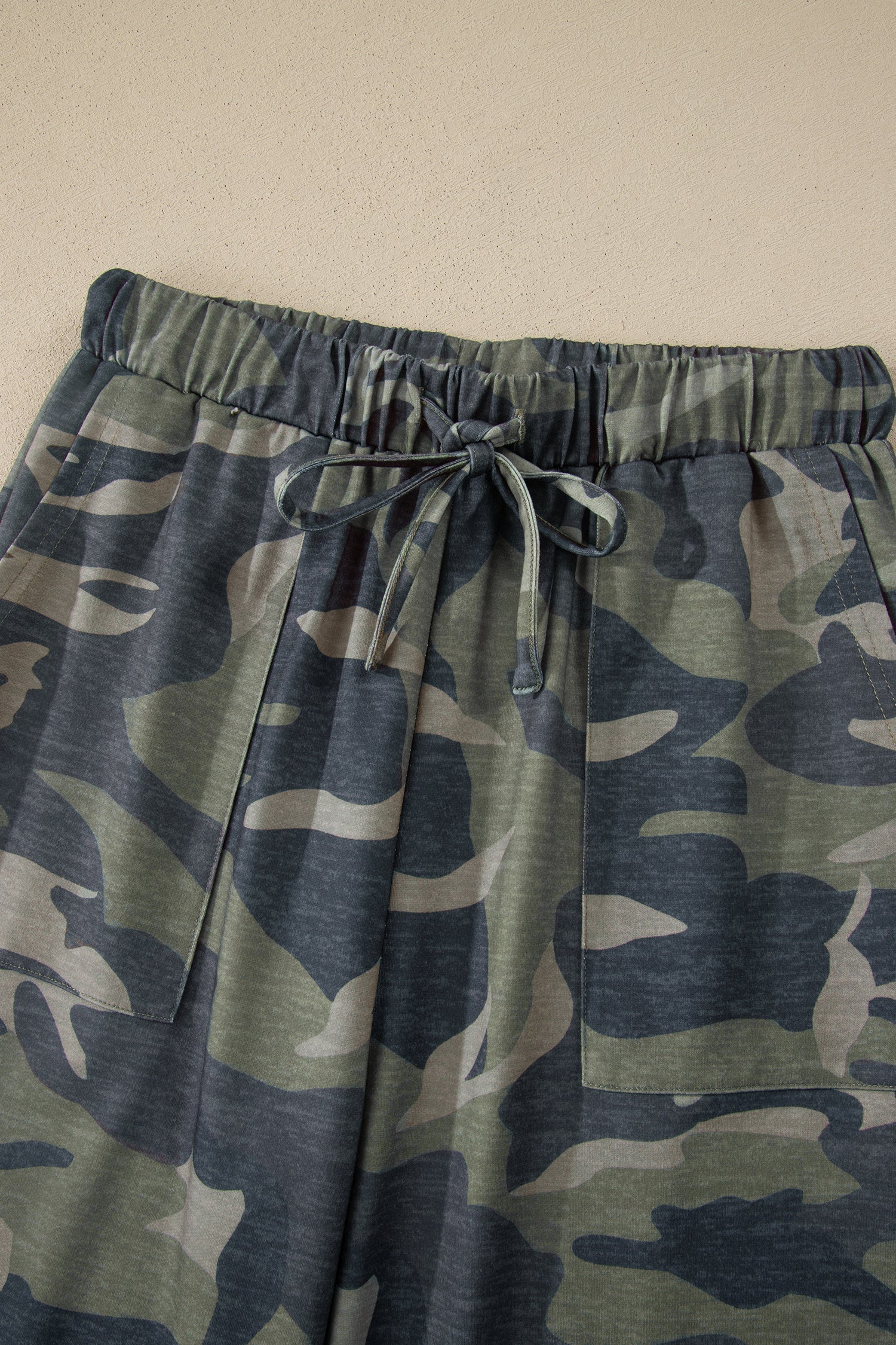 Tallulah Camouflage Print Slim Tank Top