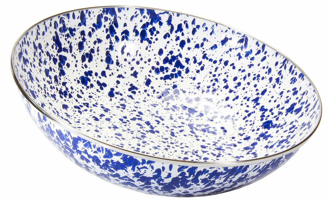 Vibrant Enamelware Catering Bowl for Elegant Serving