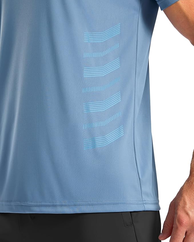 Men's Quick-Dry Athletic Short Sleeve Running & Workout Gym Shirt
