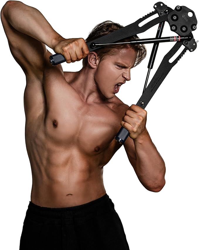 (New) GD Muscle Pump Chest Expander Upper Body Strengthener, Chest Workout for Men, Workout Equipment Shoulder Muscle Training Fitness Equipment, Arm Exerciser
