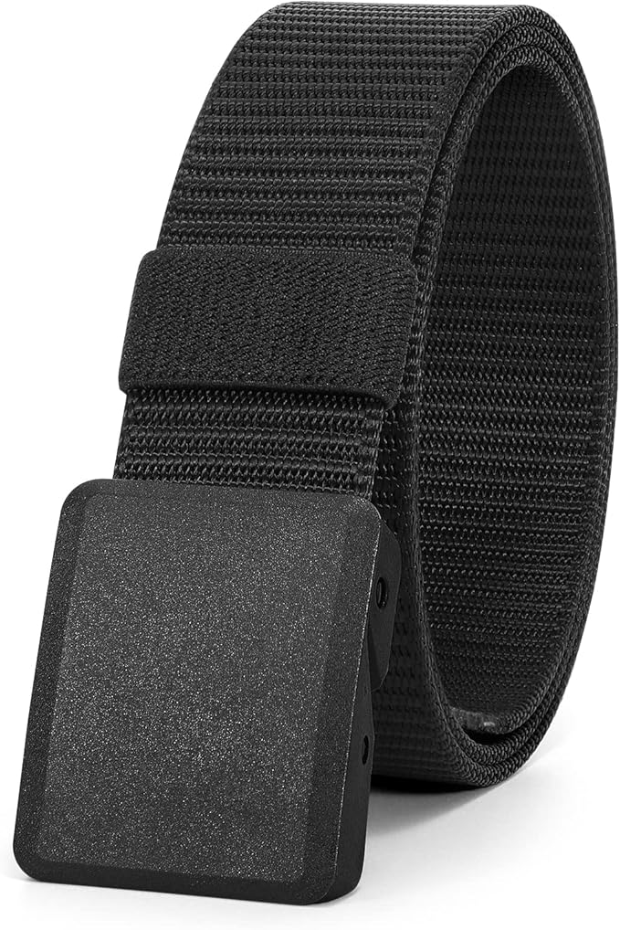 JASGOOD Nylon Canvas Breathable Military Tactical Men Waist Belt With Plastic Buckle