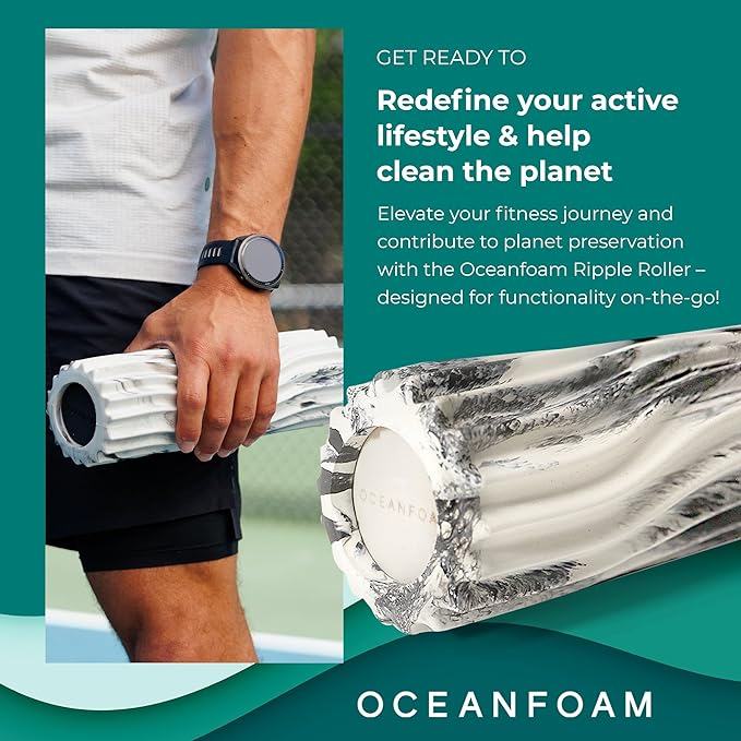 11" Mini Travel Foam Roller for Deep Tissue Massage & Recovery