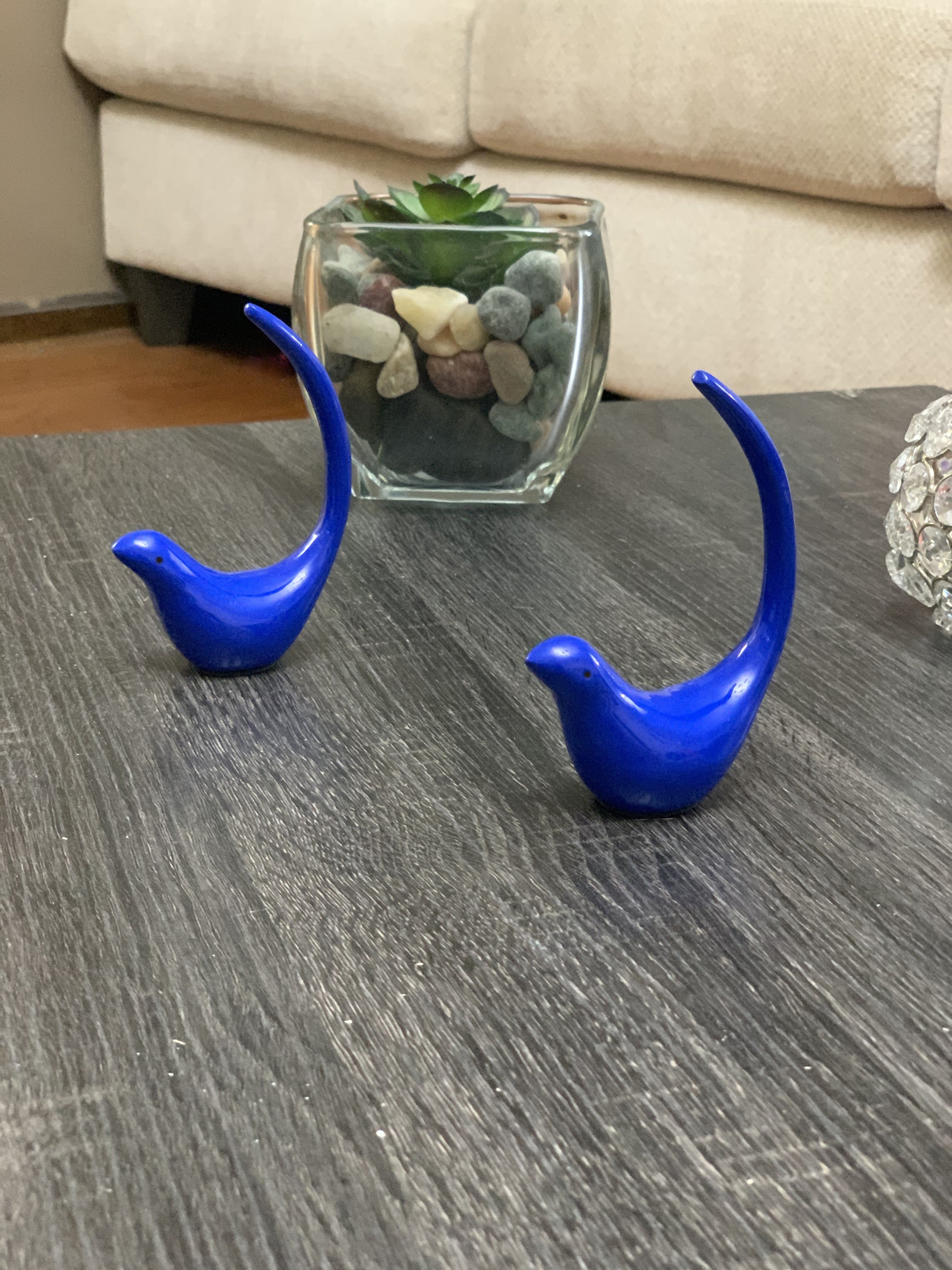 Vibhsa Blue Bird Figurines of Health and Happiness