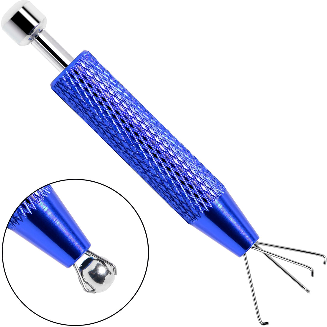 Pink Stainless Steel Piercing Ball Grabber Tool 2.48 Inch - Image 8