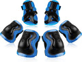 BOSONER Kids/Youth Knee Pad Elbow Pads Guards Protective Gear Set for Roller Skates Cycling BMX Bike Skateboard Inline Skatings Scooter Riding Sports