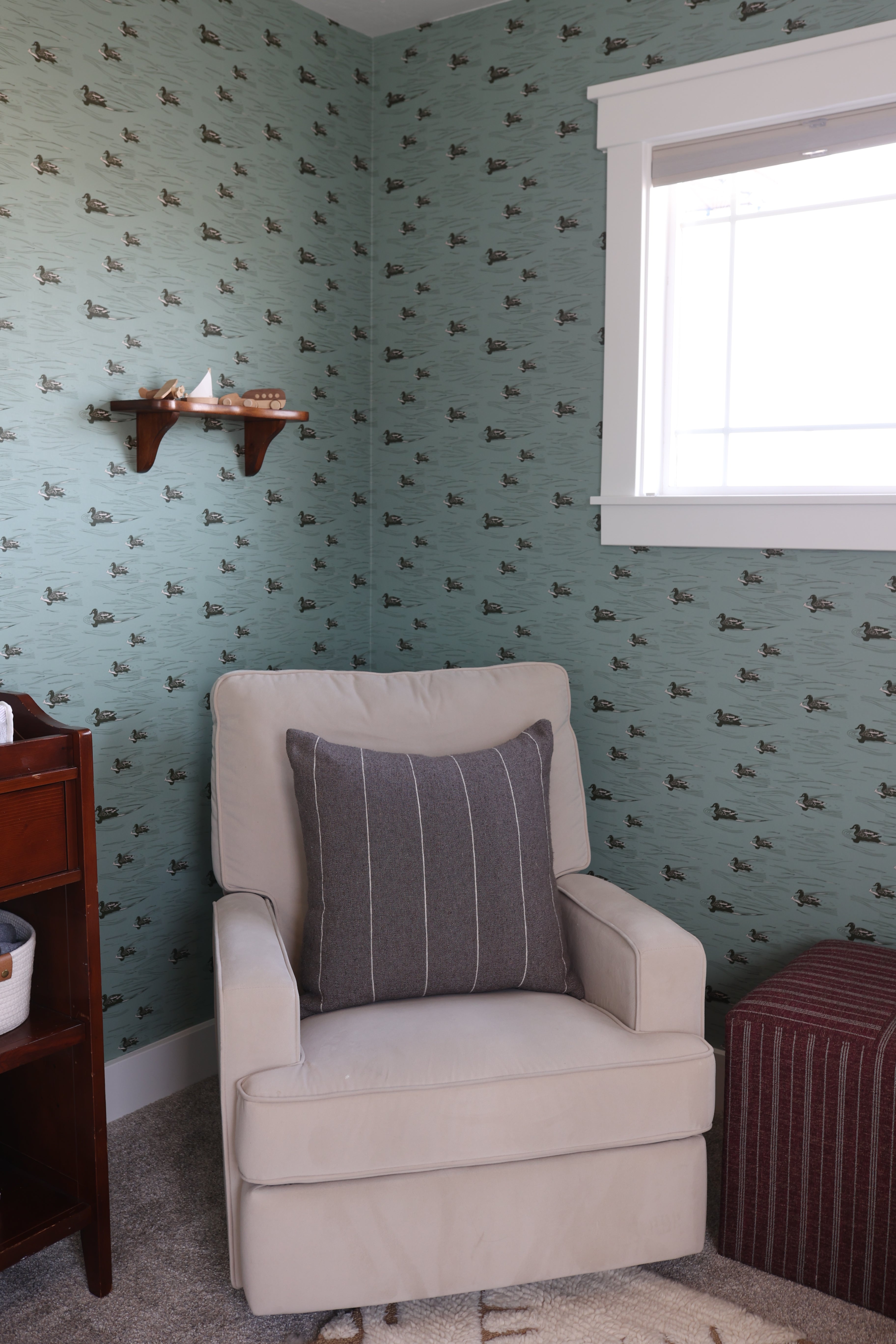 Mallard Wallpaper by Cassandra Zaniboni Removable Peel and Stick