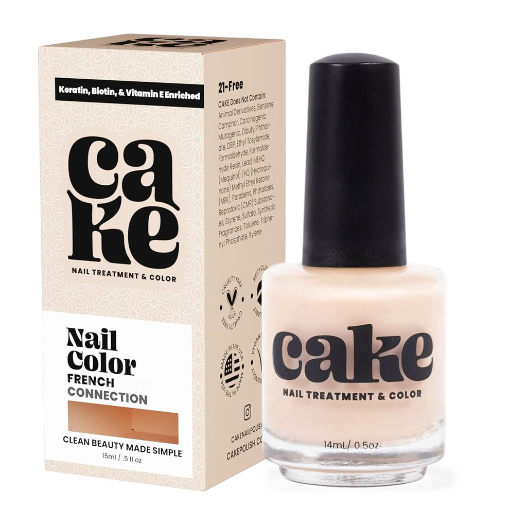 French Connection Nail Strengthening Polish - Milky White 21-Free