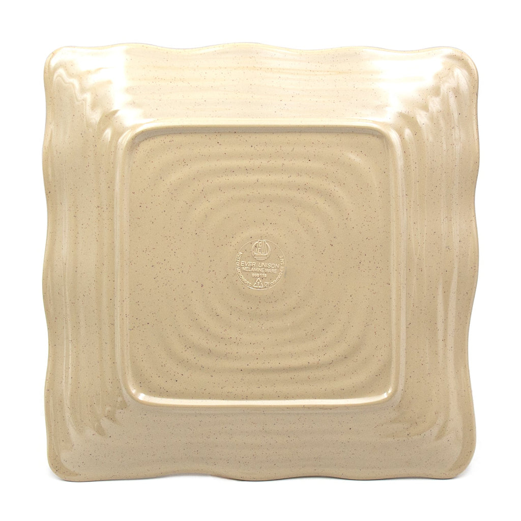 Melamine Square Plate, 6pc, 11"D (Green)